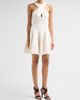 ALAIA Women's Crossed Compact Knit Mini Dress - 4