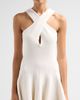 ALAIA Women's Crossed Compact Knit Mini Dress - 5