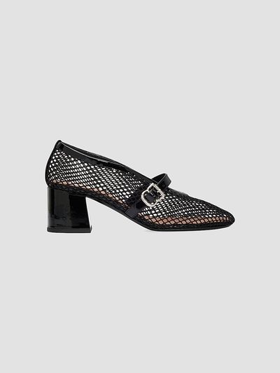 ALAIA Women's Fishnet 55MM Pumps