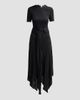 ALAIA Women's Fluid Jersey Belted Maxi Dress - 1