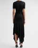 ALAIA Women's Fluid Jersey Belted Maxi Dress - 3