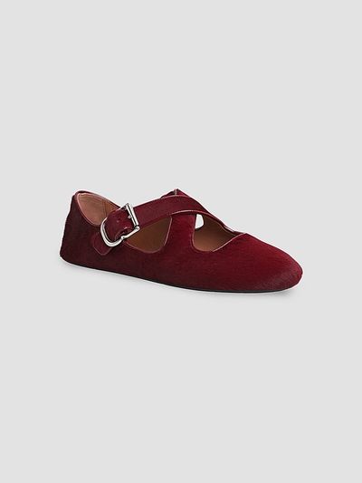 ALAIA Women's La Criss-Cross Ballerina Flats