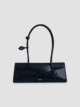 ALAIA Women's Le Teckel Medium Leather Flap Bag
