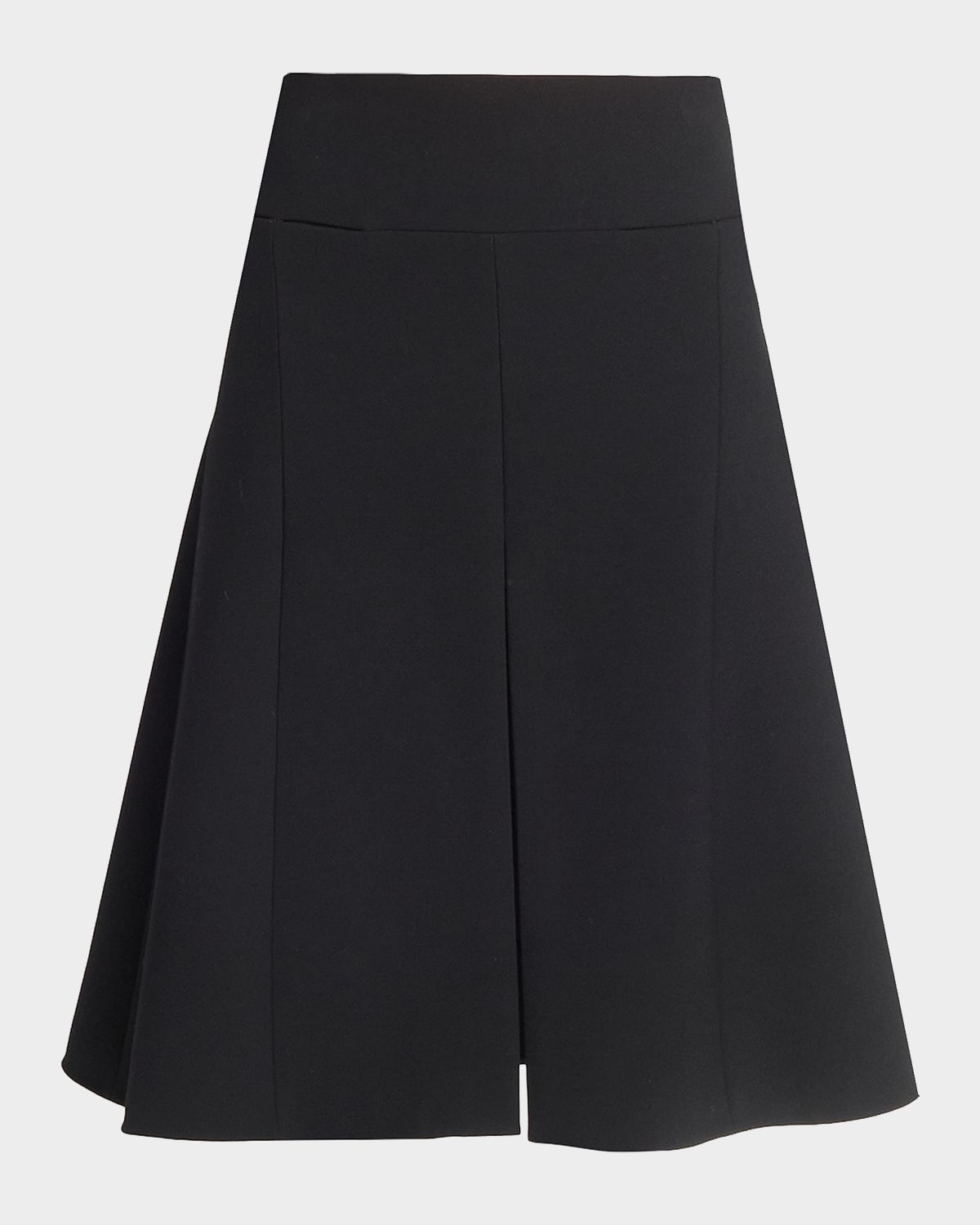 ALAIA Wool-Blend Slit Midi Skirt