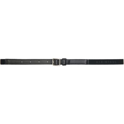 ALAINPAUL ALAINPAUL Black Elasticated Belt