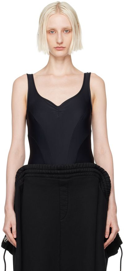 ALAINPAUL ALAINPAUL Black Justaucorps Bodysuit