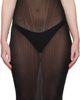 ALAINPAUL ALAINPAUL Black Knit Justaucorps Maxi Dress - 1