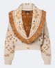 Alanui Alanui Bandana jacquard wool and cashmere cardigan - 1