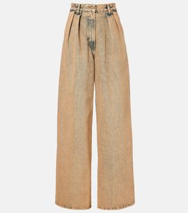 Alanui Alanui Desert Rose wide-leg jeans
