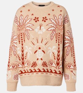 Alanui Alanui Echoes Of The Island wool and cotton sweater