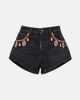 Alanui Alanui Embroidered denim shorts - 1