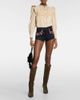 Alanui Alanui Embroidered denim shorts - 2