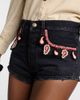 Alanui Alanui Embroidered denim shorts - 4