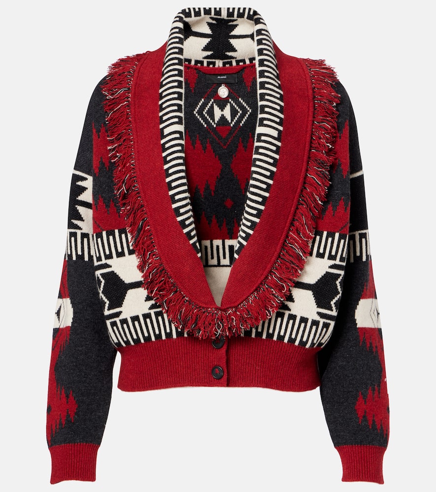 Alanui Cashmere Coat/Cardigan カシミア Alanui Bandana jacquard cashmere cardigan Alanui