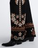 Alanui Alanui Island Roots wool and silk-blend wide leg pants - 4