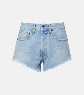Alanui Alanui Islandâs Diary denim shorts