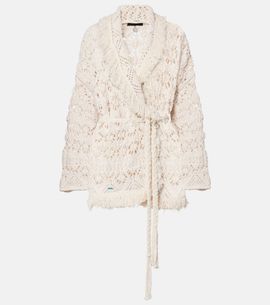 Alanui Alanui Lagoon Romance cotton-blend cardigan