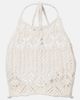 Alanui Alanui Lagoon Romance cotton-blend crochet crop top - 1