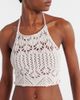 Alanui Alanui Lagoon Romance cotton-blend crochet crop top - 3