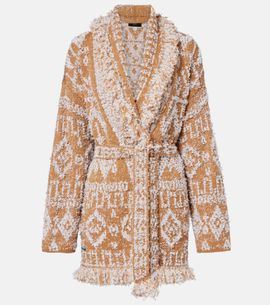 Alanui Alanui Send Beat wool-blend cardigan