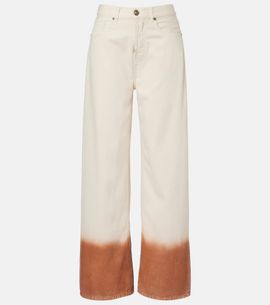 Alanui Alanui Shades Of Eden wide-leg jeans