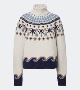 Alanui Alanui Sweet Winter virgin wool turtleneck sweater