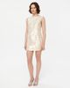 Alas Alas Embellished Two-Layer Bridal Mini Dress - 2