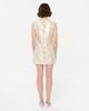Alas Alas Embellished Two-Layer Bridal Mini Dress - 3