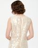 Alas Alas Embellished Two-Layer Bridal Mini Dress - 5