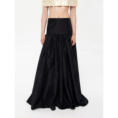 Alas Alas Maxi Evening Taffeta Skirt