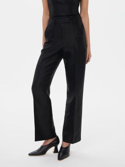 Alas Alas Tailored Silk Wool Pants