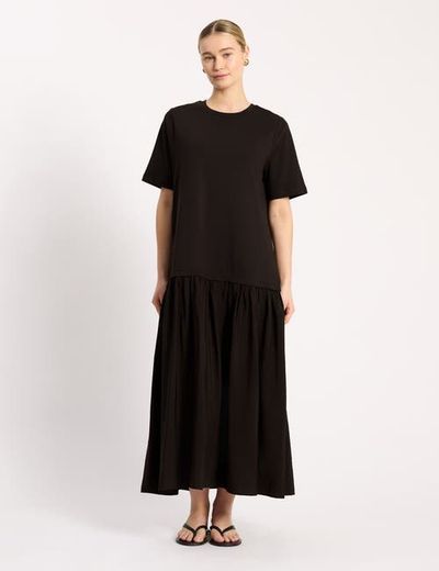 Albaray Albaray Boxy Crew Neck Maxi Dress