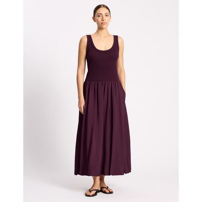 Albaray Albaray Bubble Hem Scoop Neck Maxi Dress