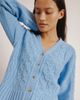 Albaray Albaray Cable Peplum Cardigan - 3