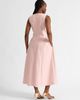 Albaray Albaray Cotton Sateen Gathered Side Dress - 5