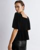 Albaray Albaray Diamonte Velvet Puff Sleeve Top - 5