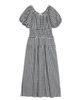 Albaray Albaray Gingham Blouson Sleeve Midi Dress - 2