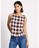 Albaray Albaray Gingham Button Top - 1