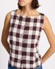 Albaray Albaray Gingham Button Top - 3