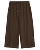 Albaray Albaray Gingham Drawstring Wide Leg Culotte - 2