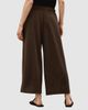 Albaray Albaray Gingham Drawstring Wide Leg Culotte - 5
