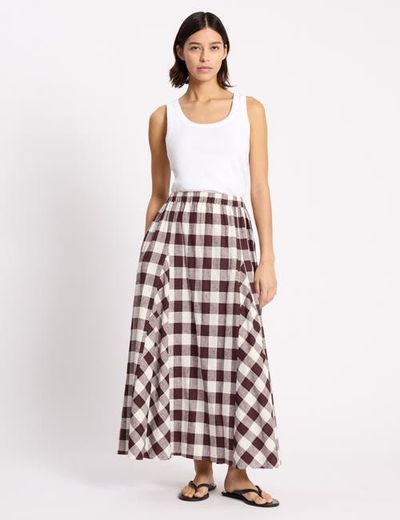 Albaray Albaray Gingham Maxi Skirt