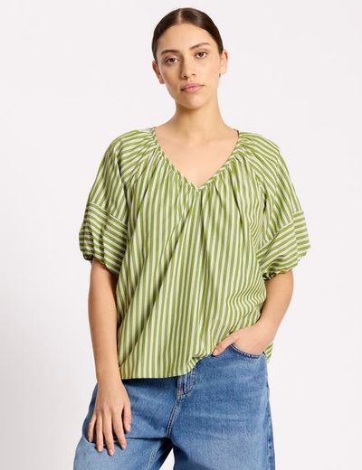 Albaray Albaray Green Stripe Lantern Top 