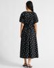 Albaray Albaray Large Spot V-Neck Midi Dress - 3