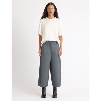 Albaray Albaray Mid Rise Wide Barrel Culotte Trousers