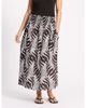 Albaray Albaray Mono Palm Smocked Waist Maxi Skirt - 1