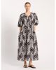 Albaray Albaray Mono Palm Tie-Neck Maxi Dress - 1