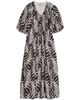 Albaray Albaray Mono Palm Tie-Neck Maxi Dress - 2