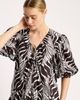 Albaray Albaray Mono Palm Tie-Neck Maxi Dress - 3