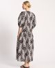 Albaray Albaray Mono Palm Tie-Neck Maxi Dress - 5